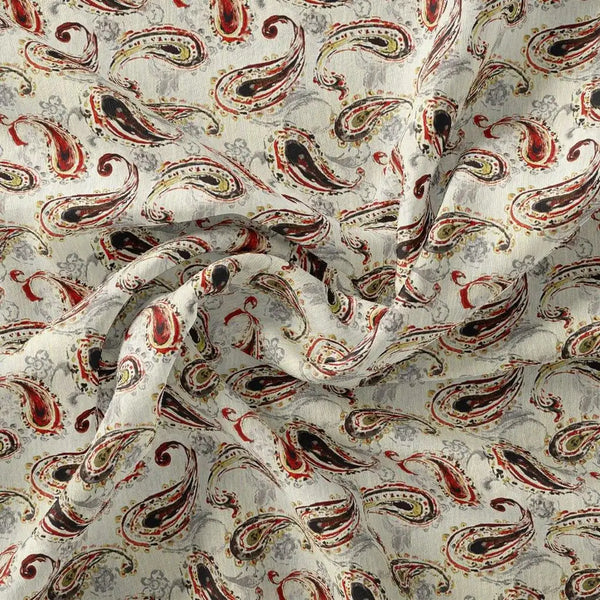 Hand Painted Look Motif Digital Printed Fabric – js 0 ma08461 110 hand painted look motif digital printed fabric 1
