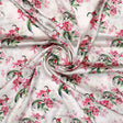 Beautifull Pink Calendula Flower Digital Printed Fabric - Japan Satin – js 0 ma08529 110 beautifull pink calendula flower digital printed fabric japan satin 1