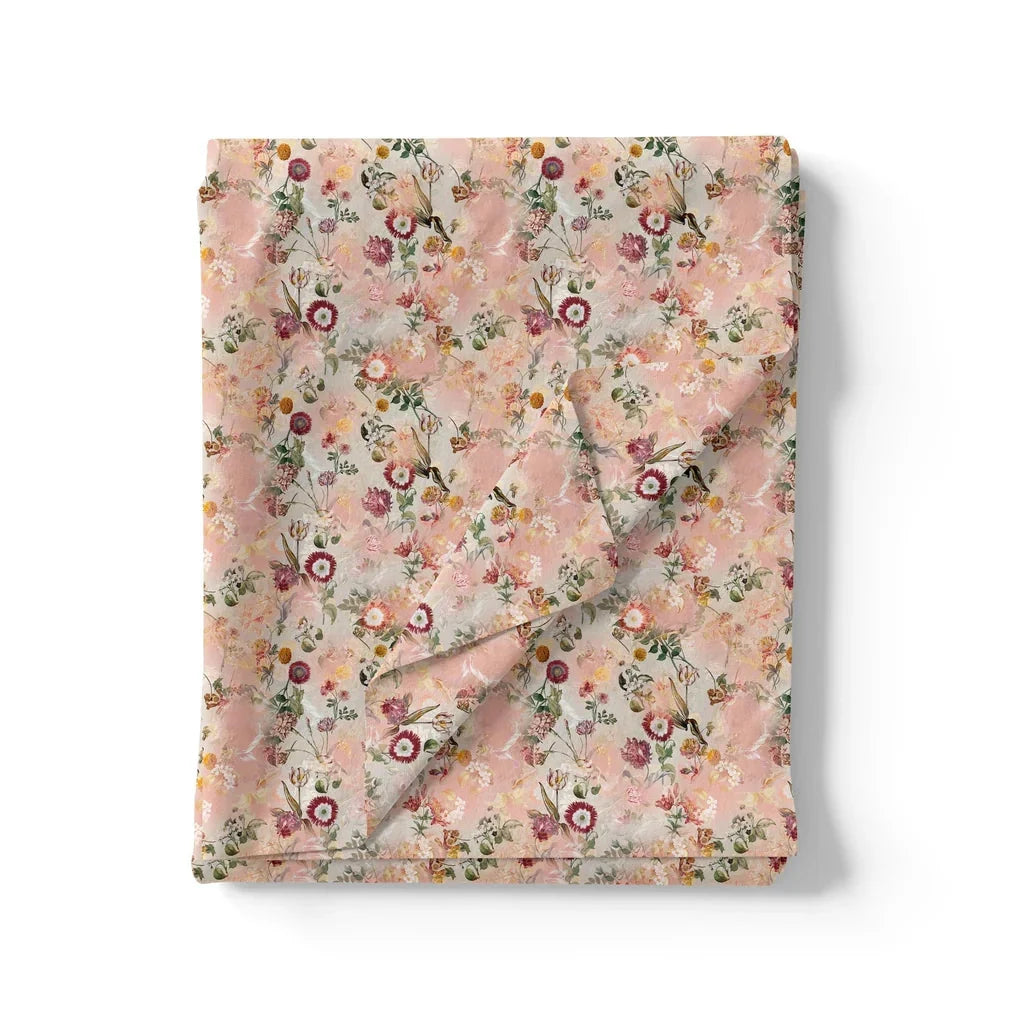 Multicolour Sunflower With Green Leaves Digital Printed Fabric – js 0 ma08599top 110 multicolour sunflower with green leaves digital printed fabric 3