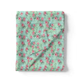 Pink Roses With Pista Background Roses Digital Printed Fabric – js 0 ma08612 110 pink roses with pista background roses digital printed fabric 3
