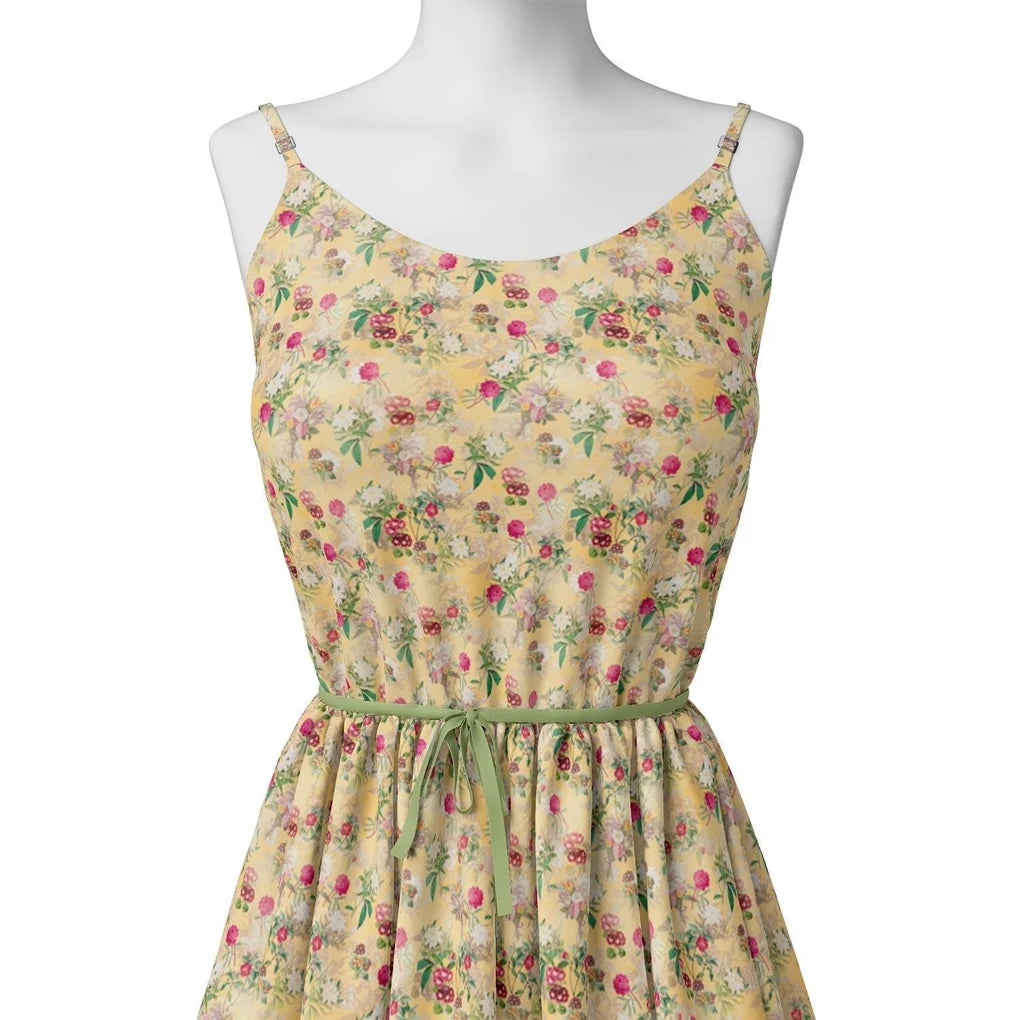 White Lily With Cherry Blossom Floral Flower Digital Printed Fabric – js 0 ma08613 110 white lily with cherry blossom floral flower digital printed fabric 2