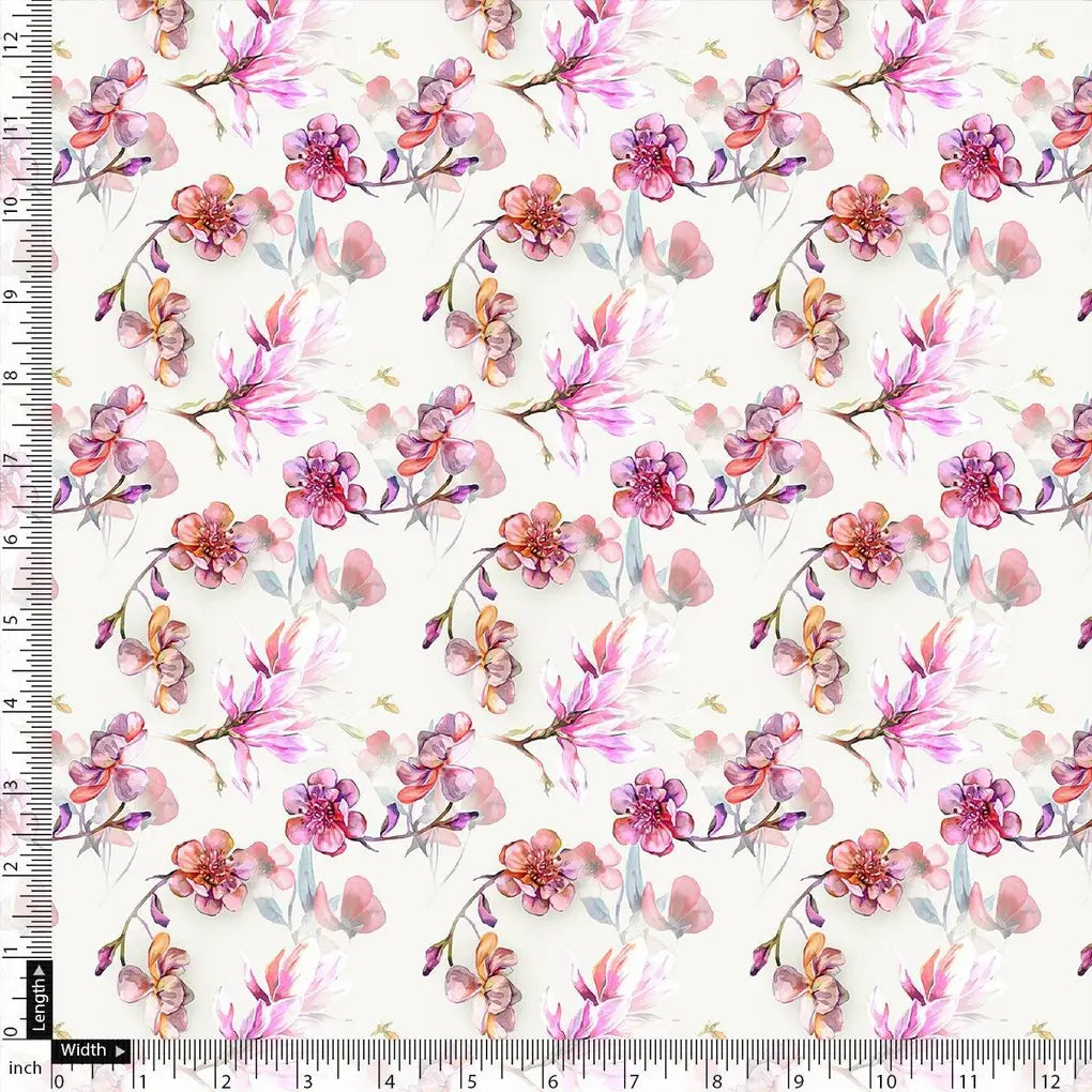 Morden Rainbow Chintz Floral Flower Digital Printed Fabric – js 0 ma08621 110 morden rainbow chintz floral flower digital printed fabric 4