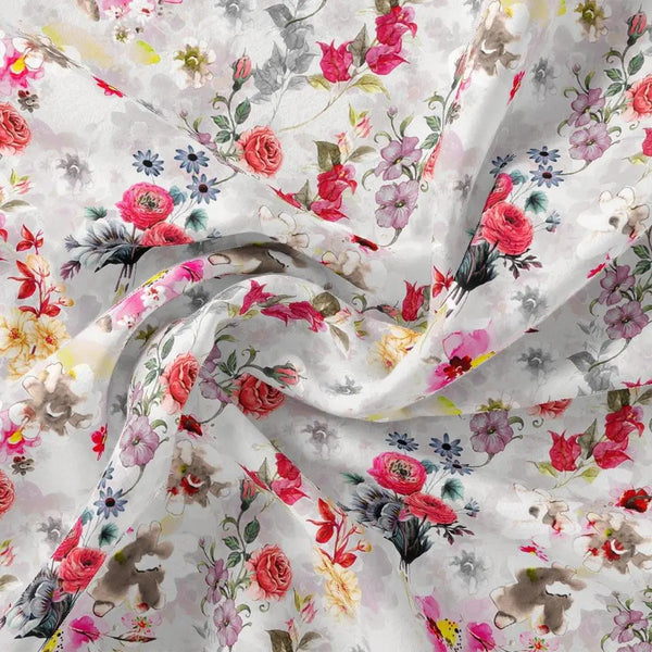 Beautiful Red And Pink Camellia Rose Of Branch Digital Printed Fabric – js 0 ma08622 110 beautiful red and pink camellia rose of branch digital printed fabric 1