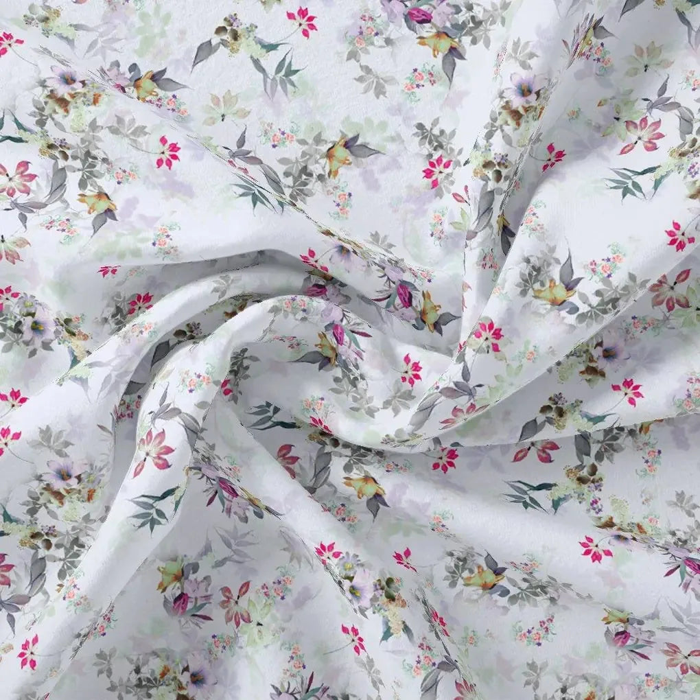 Tiny Iris With Leaves Digital Printed Fabric – js 0 ma08632 110 tiny iris with leaves digital printed fabric 1