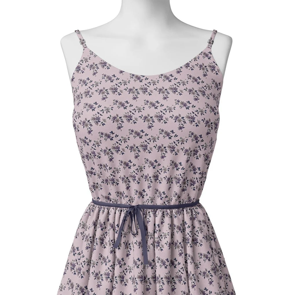 Tiny Blue Leaves With Flower Digital Printed Fabric – js 0 ma08640 110 tiny blue leaves with flower digital printed fabric 2