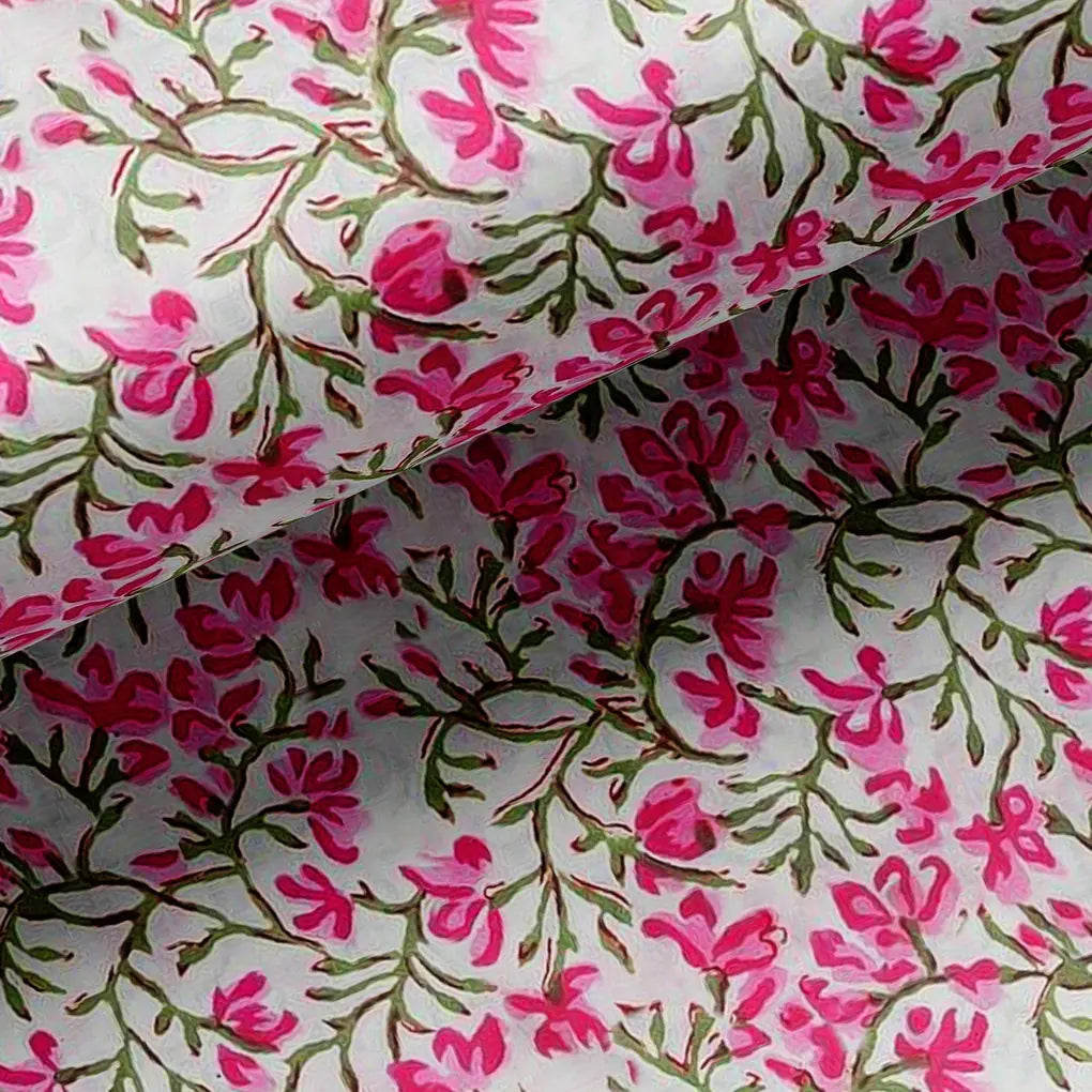 Pink Floral Ditzy Pattern Digital Printed Fabric – js 0 ma09647 110 pink floral ditzy pattern digital printed fabric 2