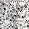 Black And White Orchid Digital Printed Fabric - Japan Satin – js 0 ma09708 110 black and white orchid digital printed fabric japan satin 1
