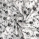 Black And White Orchid Digital Printed Fabric - Japan Satin – js 0 ma09708 110 black and white orchid digital printed fabric japan satin 1