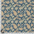 Multi color Paisley Over Blue Base Digital Printed Fabric – js 0 ma09827 110 multi color paisley over blue base digital printed fabric 4