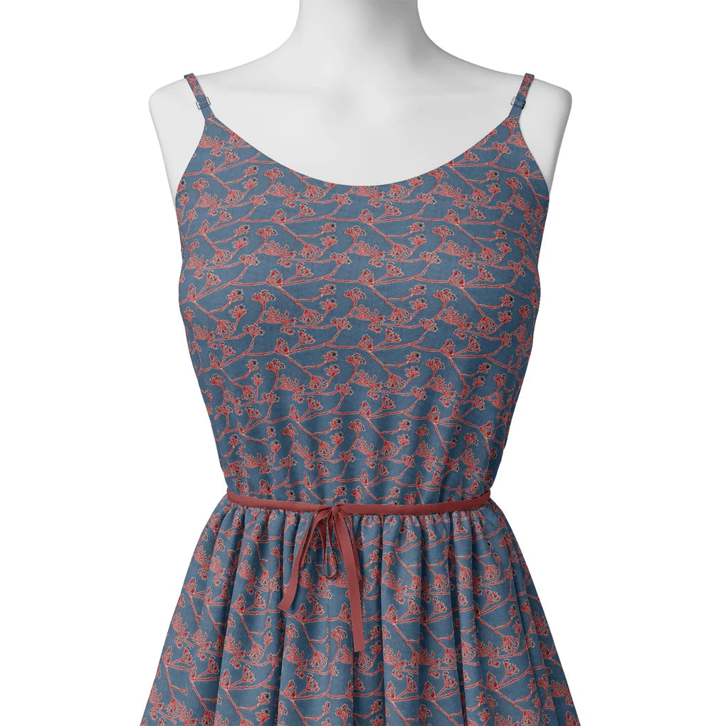 Winter Fallen Red Branches Digital Printed Fabric – js 0 ma1058 110 winter fallen red branches digital printed fabric 2