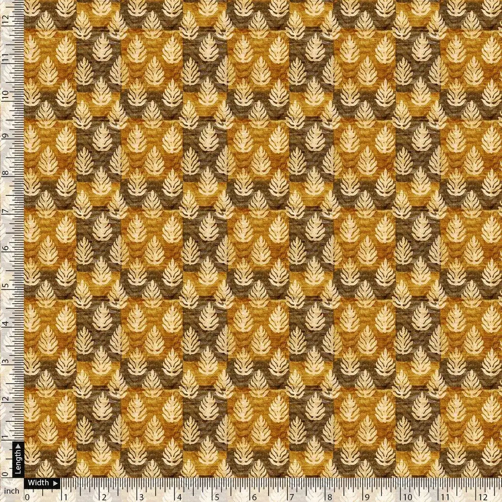 Tiny Walnut Yellow Leaves Digital Printed Fabric – js 0 ma2137 110 tiny walnut yellow leaves digital printed fabric 4
