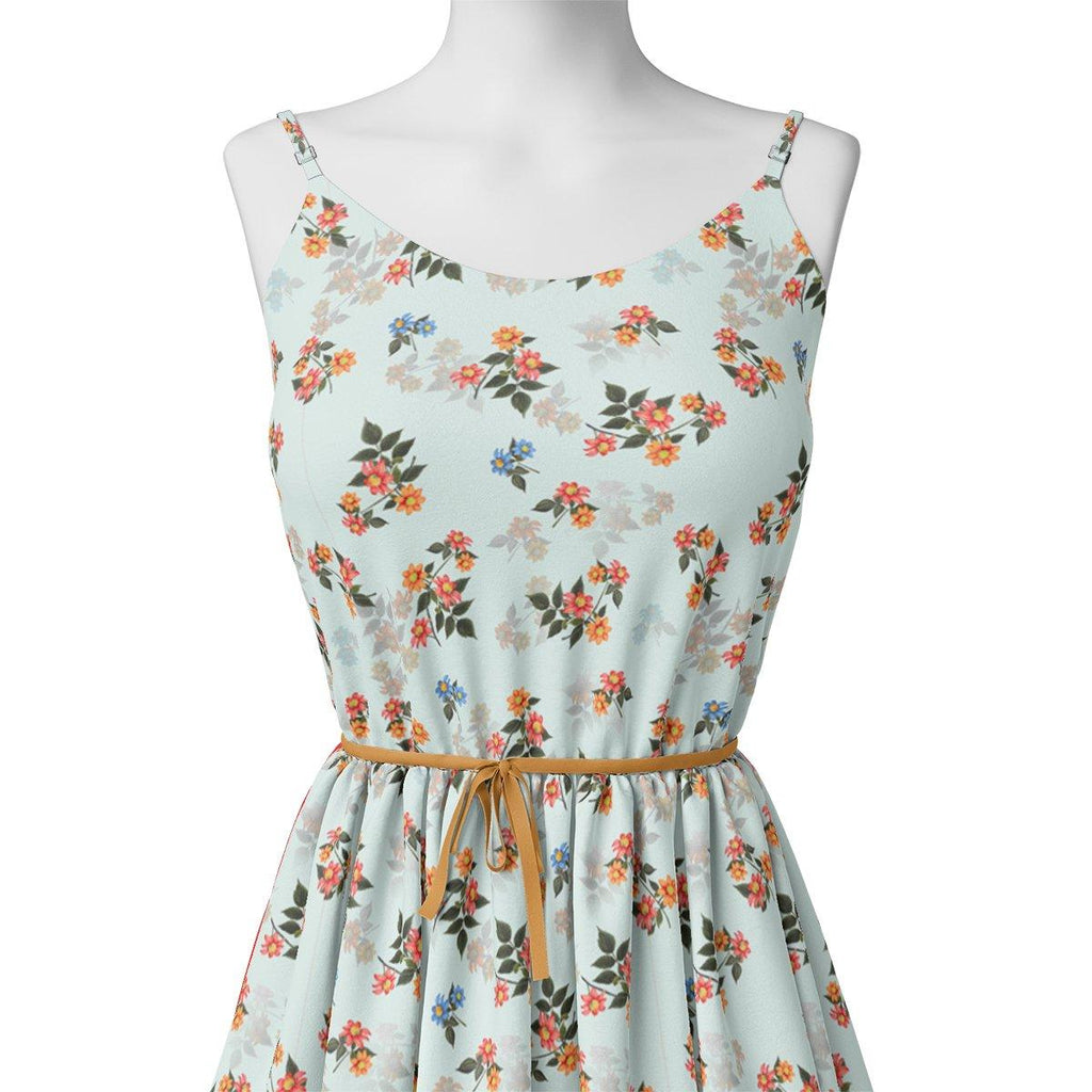 Floating Yellow Sunflower With Green Leaves Digital Printed Fabric – js 0 ta 05696 110 floating yellow sunflower with green leaves digital printed fabric 2