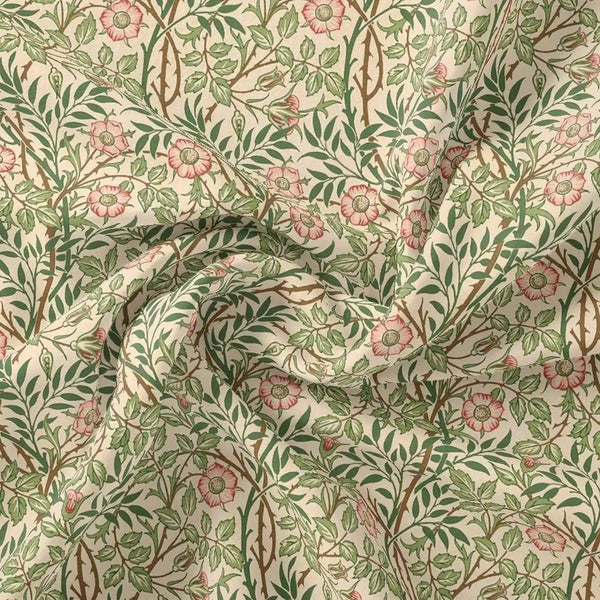 Western Flowers Small Leaves Digital Printed Fabric – js 0 ta 05994 110 western flowers small leaves digital printed fabric 1