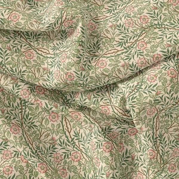 Western Flowers Small Leaves Digital Printed Fabric – js 0 ta 05994 110 western flowers small leaves digital printed fabric 2 - alternate view