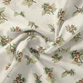 Colico Bunch Green With Orange Seads Digital Printed Fabric – js 0 ta 06264 110 colico bunch green with orange seads digital printed fabric 1