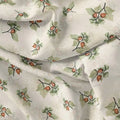 Colico Bunch Green With Orange Seads Digital Printed Fabric – js 0 ta 06264 110 colico bunch green with orange seads digital printed fabric 3