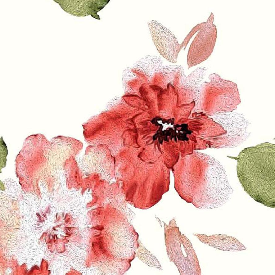 Red Flower Repeat Digital Printed Fabric – js 0 ta0002 110 red flower repeat digital printed fabric 1