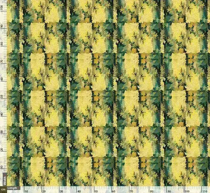 Rustic Green And Yellow Block Repeat Digital Printed Fabric – js 0 ta0005 110 rustic green and yellow block repeat digital printed fabric 3