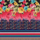 Stripes With Flower Digital Printed Fabric – js 0 ta0008 110 stripes with flower digital printed fabric 1