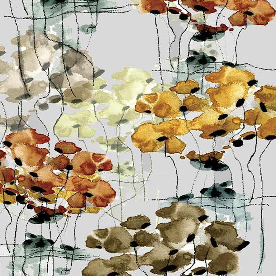 Water Coloured Flower Bunch Digital Printed Fabric – js 0 ta0009 110 water coloured flower bunch digital printed fabric 1