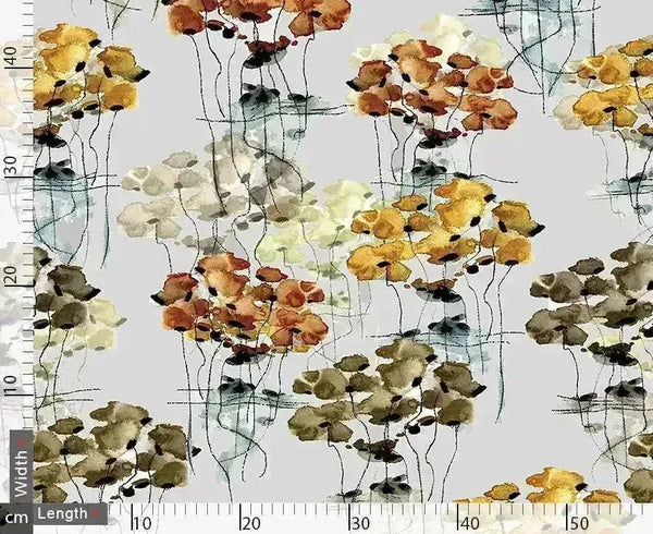 Water Coloured Flower Bunch Digital Printed Fabric – js 0 ta0009 110 water coloured flower bunch digital printed fabric 2 - alternate view