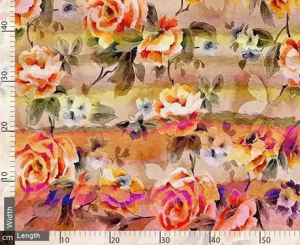 Red Rose With Stripes Digital Printed Fabric – js 0 ta0011 110 red rose with stripes digital printed fabric 2 - alternate view