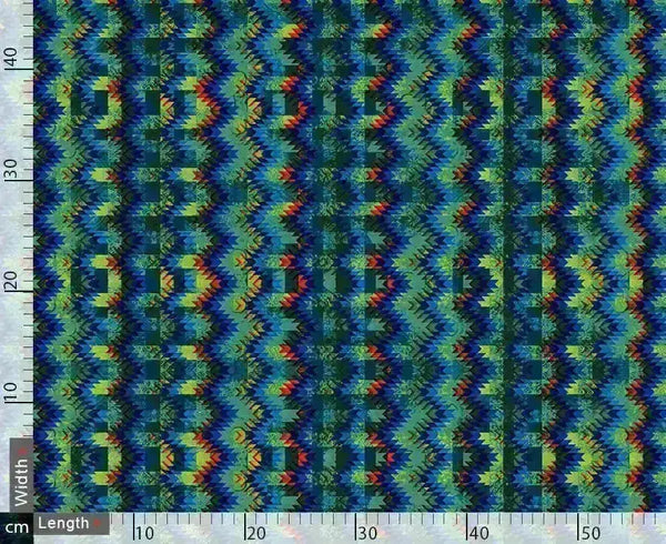 Pixelite Rama Green Chevron Digital Printed Fabric – js 0 ta0026 110 pixelite rama green chevron digital printed fabric 2 - alternate view