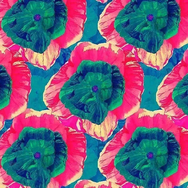 Pink And Rama Green Flower Patch – js 0 ta0032 110 pink and rama green flower patch 1