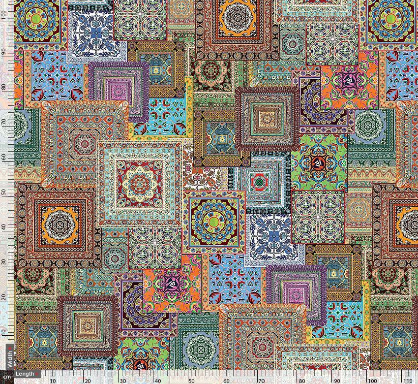 Traditional Carpet Block Repeat - FAB VOGUE Studio®