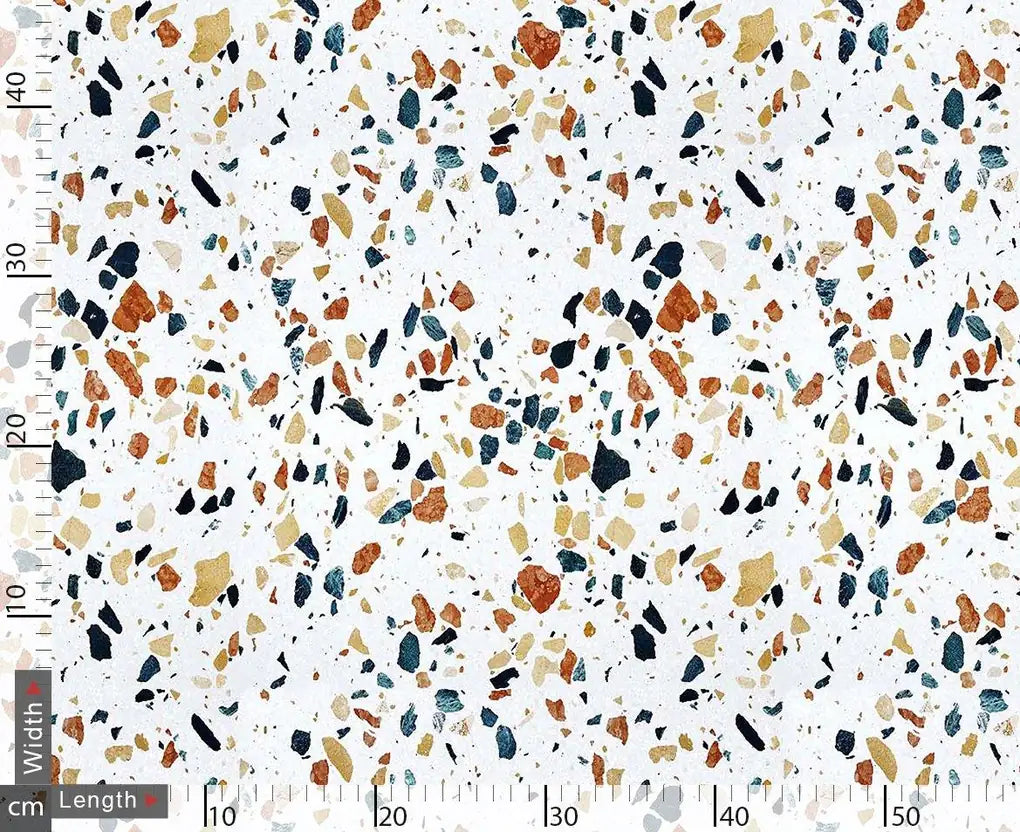 White Galay Stones Digital Printed Fabric – js 0 ta0063 110 white galay stones digital printed fabric 3