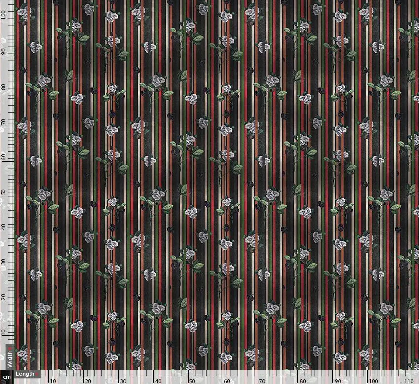 Stripes And Flower Digtal Printed Fabric – js 0 ta0068 110 stripes and flower digtal printed fabric 2