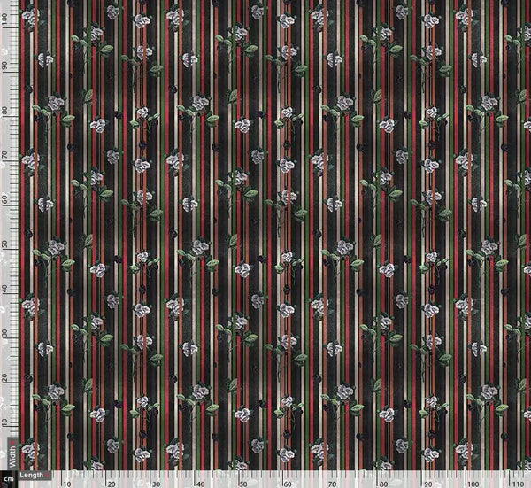 Stripes And Flower Digtal Printed Fabric – js 0 ta0068 110 stripes and flower digtal printed fabric 2 - alternate view