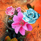 Pink And Orange Flowers Bunch – js 0 ta0088 110 pink and orange flowers bunch 1