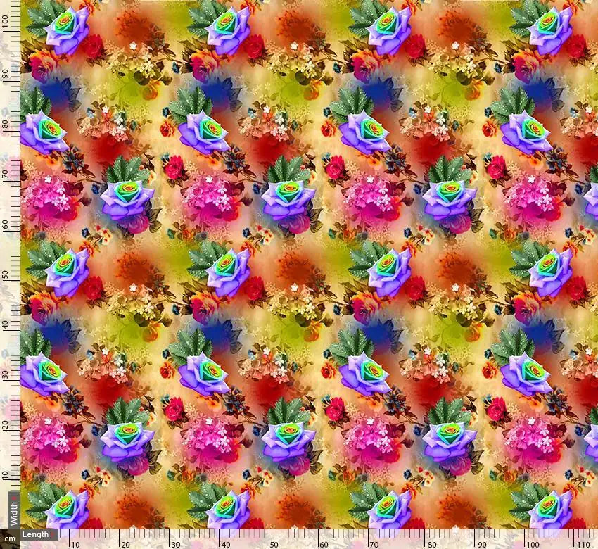 Violet Flower With Pink Flower Bunch – js 0 ta0089 110 violet flower with pink flower bunch 2