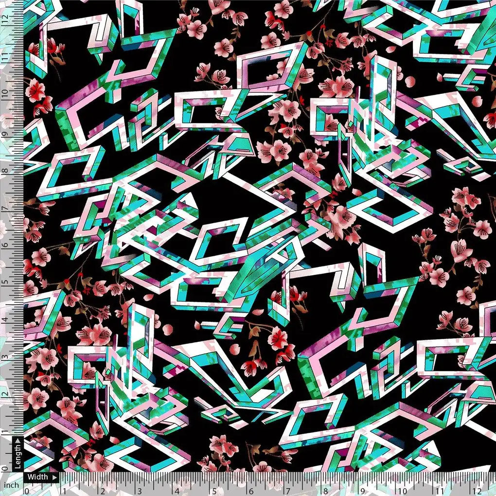 Morden Colourful Chintz Flower With Creative Box Digital Printed Fabric – js 0 ta0094 110 morden colourful chintz flower with creative box digital printed fabric 4