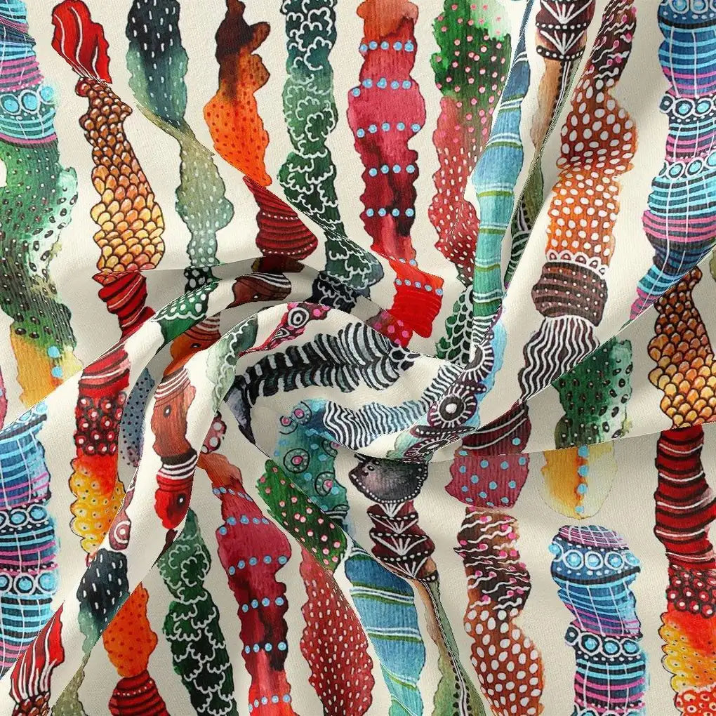 Colourful Round Stripes Digital Printed Fabric – js 0 ta01038 110 colourful round stripes digital printed fabric 1