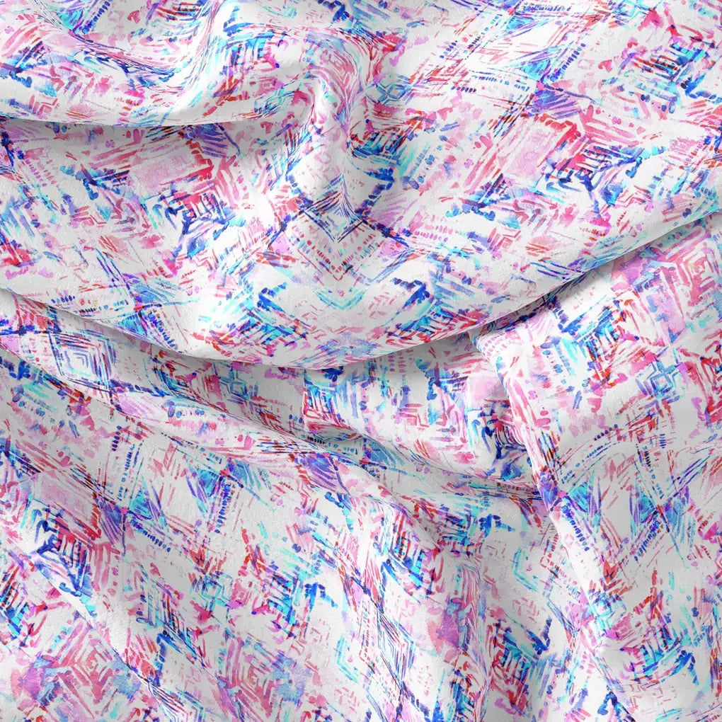 Geometric Colourful Water paint Digital Printed Fabric – js 0 ta0104 110 geometric colourful water paint digital printed fabric 3