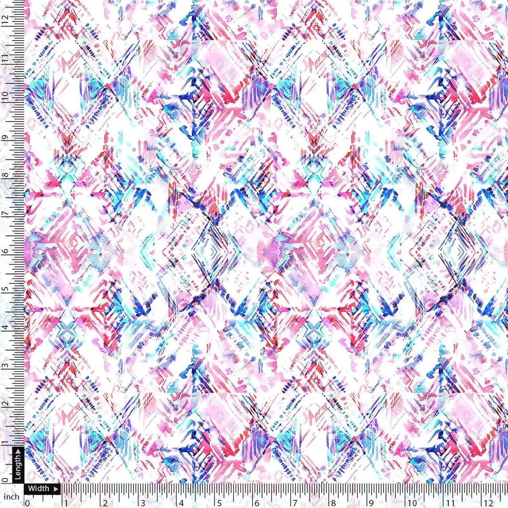 Geometric Colourful Water paint Digital Printed Fabric – js 0 ta0104 110 geometric colourful water paint digital printed fabric 4