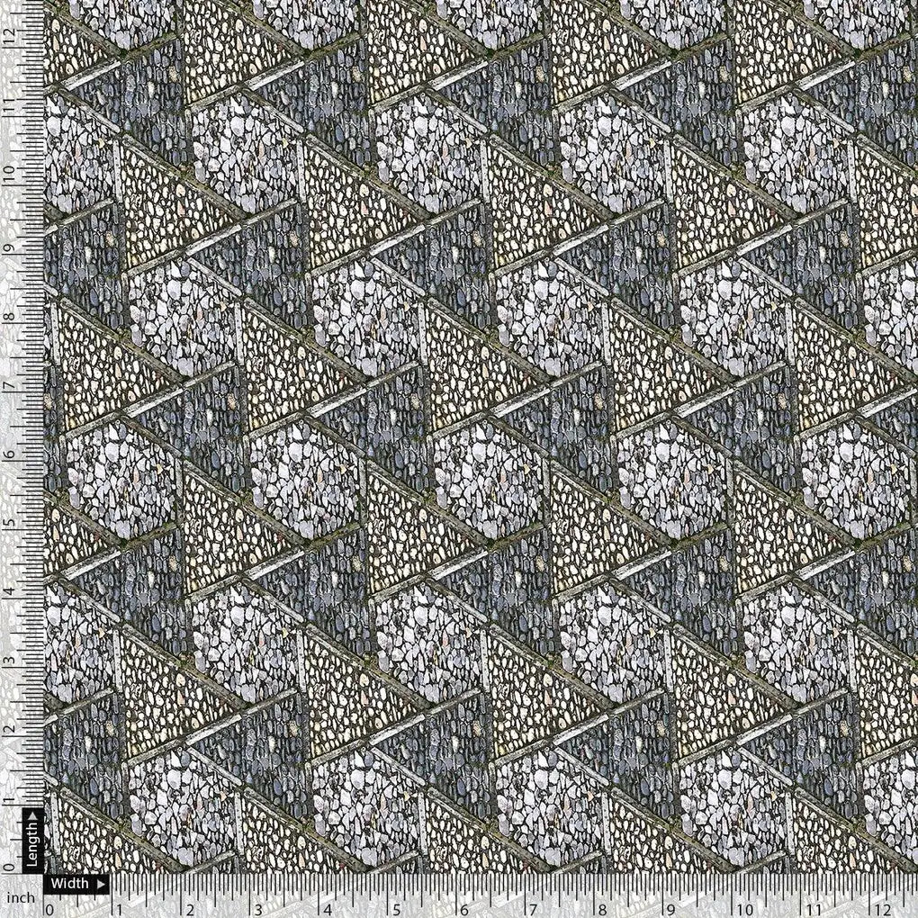 Morden Triangle Stone Art Digital Printed Fabric – js 0 ta0107 110 morden triangle stone art digital printed fabric 4