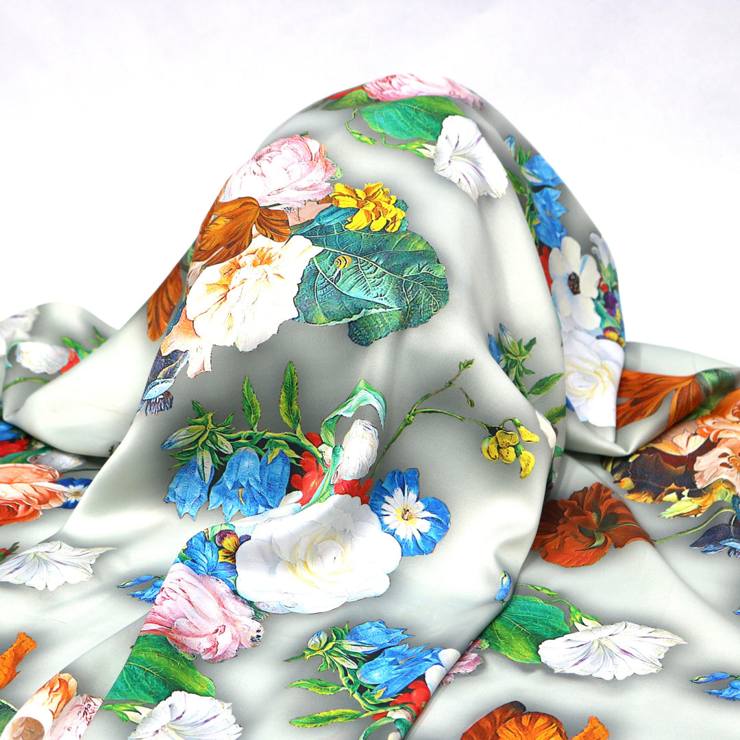 High Quality Multicolor Floral Digitally Printed Fabrics - FAB VOGUE Studio®