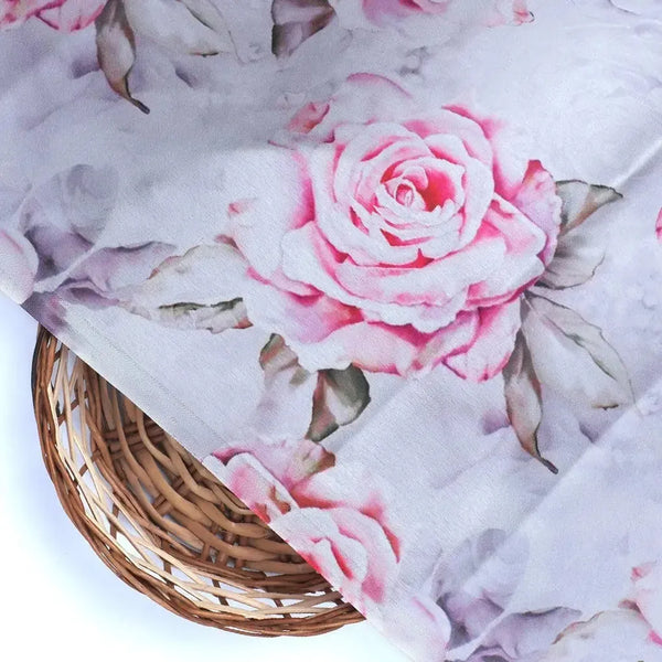 Rosegold Flower Digital Printed Fabric – js 0 ta01141 110 rosegold flower digital printed fabric 2 - alternate view