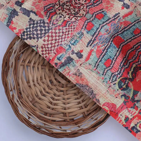 Damask Pattern Digital Printed Fabric – js 0 ta01170 110 damask pattern digital printed fabric 2 - alternate view
