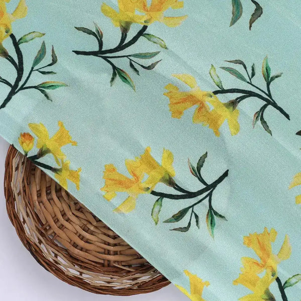 Seamles Yellow Floral Digital Printed Fabric – js 0 ta01241 110 seamles yellow floral digital printed fabric 2 - alternate view