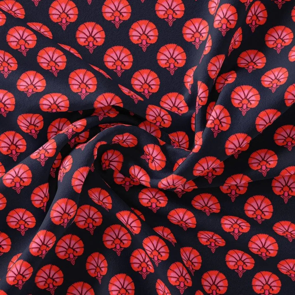 Beautiful Red Floral Over Dark Blue Base Printed Fabric – js 0 ta01245 110 beautiful red floral over dark blue base printed fabric 1 2ab2b863 83f3 44b6 8a01 2fdf200e6a1a