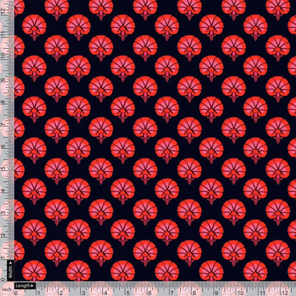 Beautiful Red Floral Over Dark Blue Base Printed Fabric – js 0 ta01245 110 beautiful red floral over dark blue base printed fabric 4 71189a45 8ae6 4e84 901c c083212a7396