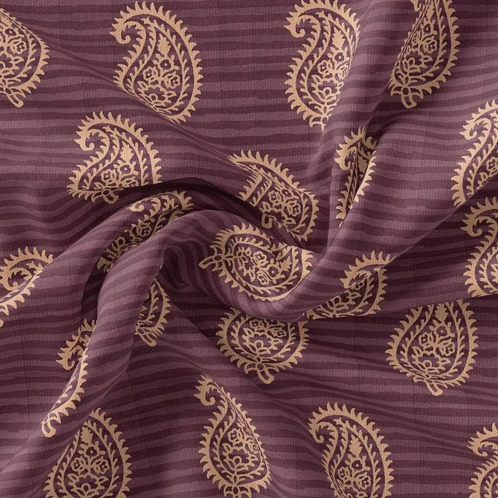 Paisley Pattern Over Maroon Base Digital Printed Fabric – js 0 ta01265 110 paisley pattern over maroon base digital printed fabric 1