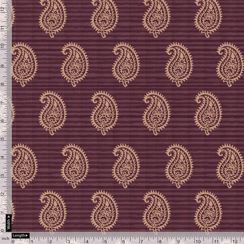 Paisley Pattern Over Maroon Base Digital Printed Fabric – js 0 ta01265 110 paisley pattern over maroon base digital printed fabric 4