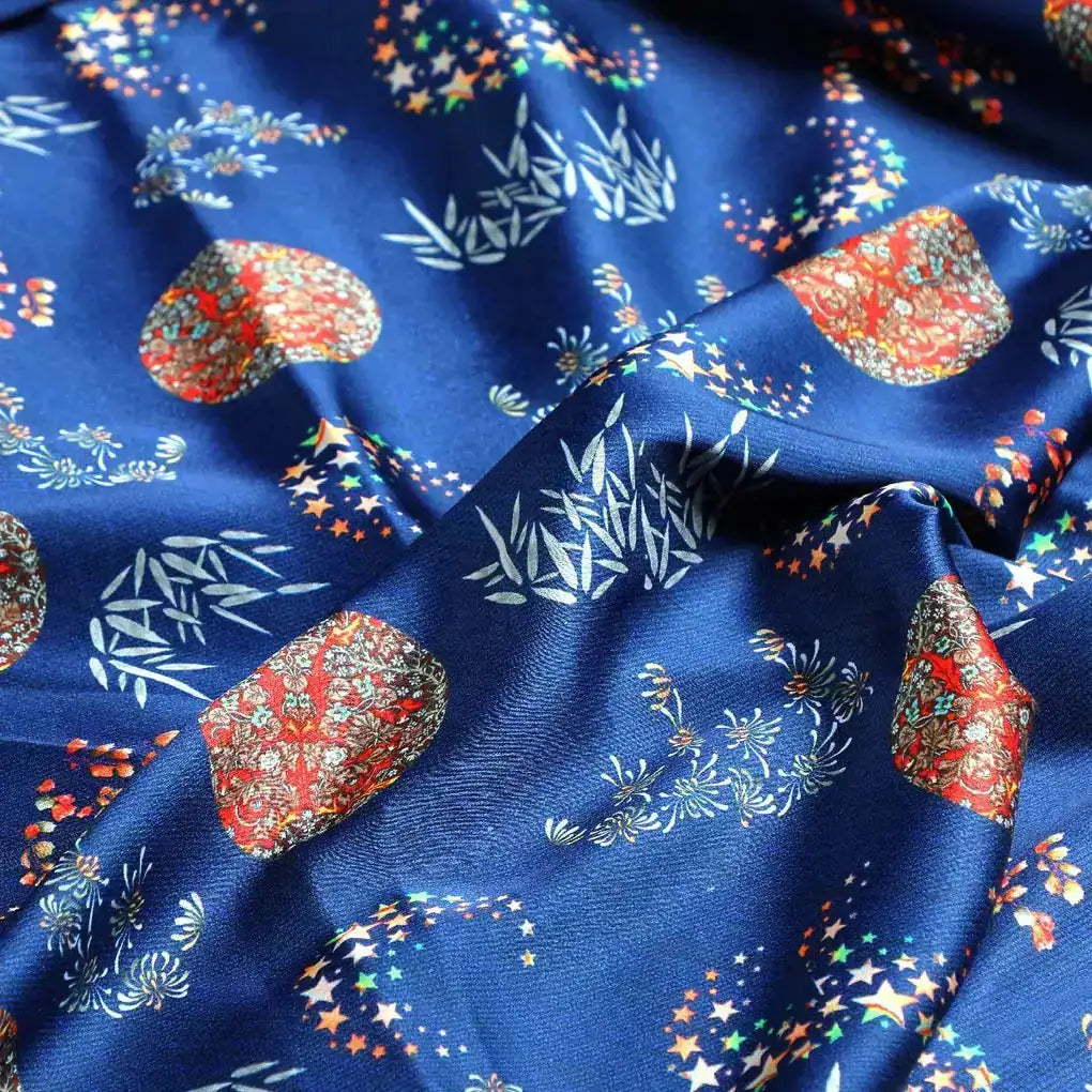 Beautiful Quirky Pattern over Blue Base Digital Printed Fabric – js 0 ta01266 110 beautiful quirky pattern over blue base digital printed fabric 3