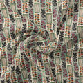 Funky Jungle Flower Vintage Digital Printed Fabric – js 0 ta0137 110 funky jungle flower vintage digital printed fabric 1