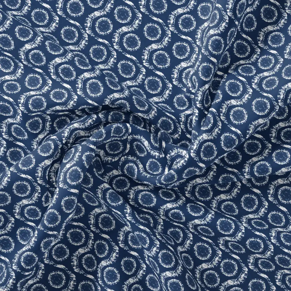 Seamless Vermicular Pattern With Blue Colour Digital Printed Fabric – js 0 ta0140 110 seamless vermicular pattern with blue colour digital printed fabric 1